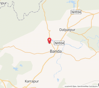 Map of Jagthar, Madhya Pradesh