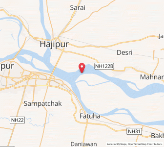 Map of Jahangirpur Pirthi, Bihar
