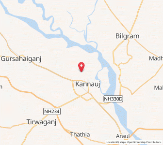 Map of Jahanpur, Uttar Pradesh