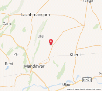 Map of Jahru, Rajasthan
