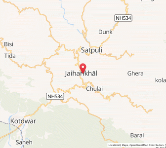 Map of Jaiharigaon, Uttarakhand