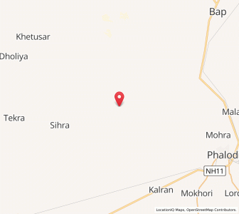 Map of Jaimal, Rajasthan