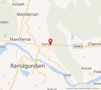 Map of Jaipuram, Andhra Pradesh