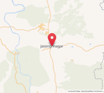 Map of Jaisinghnagar, Madhya Pradesh
