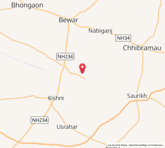 Map of Jaisinghpur, Uttar Pradesh