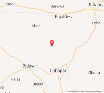 Map of Jaitasar, Rajasthan