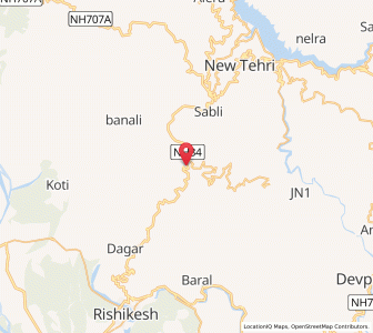 Map of Jajal, Uttarakhand