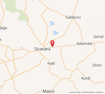 Map of Jakaldinne, Karnataka