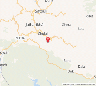 Map of Jakh Malla, Uttarakhand