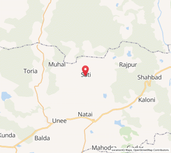Map of Jakonia, Madhya Pradesh