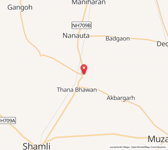 Map of Jalālābad, Uttar Pradesh