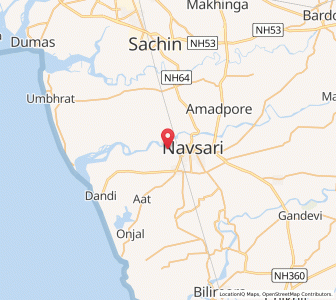 Map of Jalalpore, Gujarat