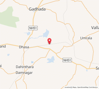 Map of Jalia, Gujarat
