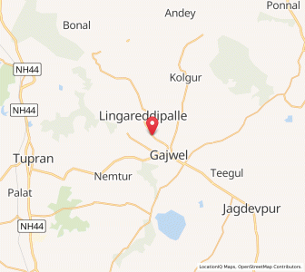 Map of Jaligaon, Andhra Pradesh