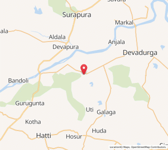 Map of Jalihalli, Karnataka