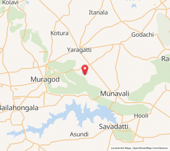 Map of Jalikatti, Karnataka