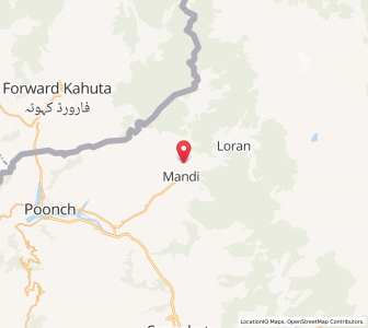 Map of Jaliyan, Kashmir