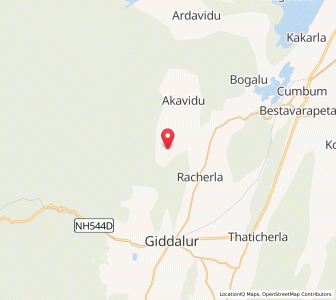Map of Jallivari Pullalacheruvu, Andhra Pradesh