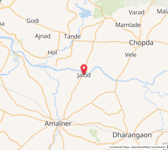 Map of Jalod, Maharashtra