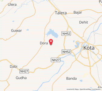 Map of Jaloti, Rajasthan