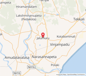 Map of Jalumuru, Andhra Pradesh