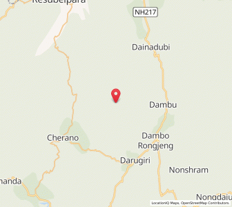 Map of Jalwagiri, Assam