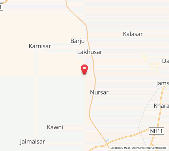 Map of Jalwali, Rajasthan