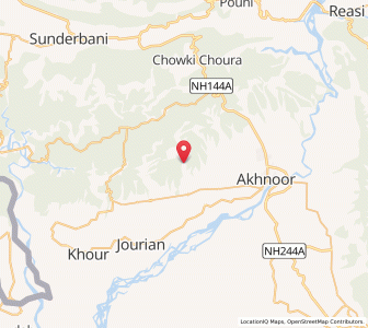 Map of Jamatian, Kashmir