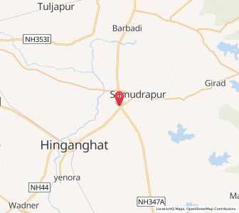 Map of Jamb, Maharashtra