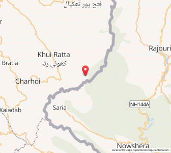 Map of Jambiri, Kashmir
