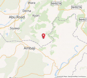 Map of Jambudi, Rajasthan