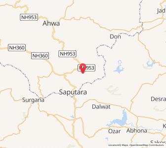 Map of Jamdar, Gujarat