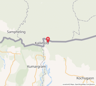 Map of Jamduar, Assam