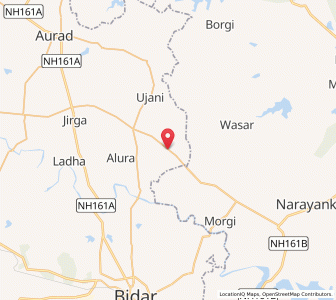 Map of Jamgi, Karnataka