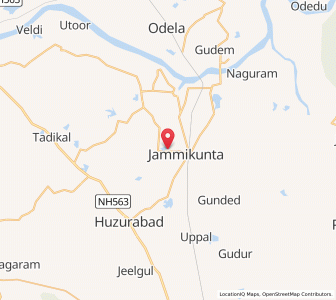 Map of Jamikunta, Andhra Pradesh