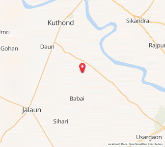 Map of Jamlapur Churkhi, Uttar Pradesh