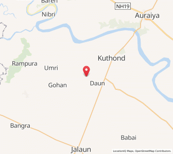 Map of Jamlapur Dhiyan, Uttar Pradesh