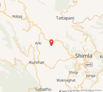 Map of Jamlog, Himachal Pradesh