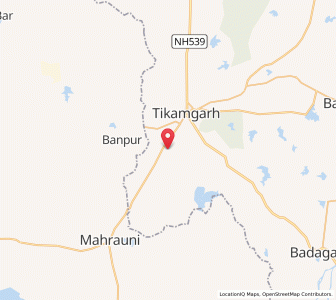 Map of Jamrar, Madhya Pradesh