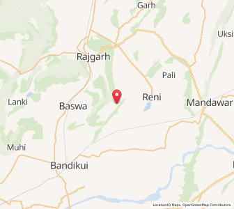 Map of Jamrauli, Rajasthan