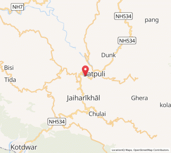 Map of Jamtola, Uttarakhand
