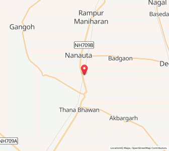 Map of Jandheri, Uttar Pradesh