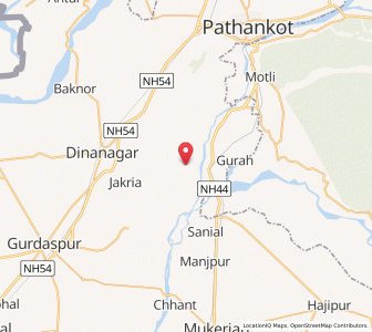 Map of Jandi, Punjab