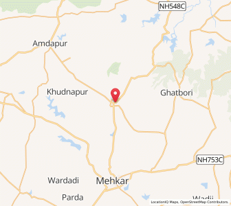 Map of Janephal, Maharashtra