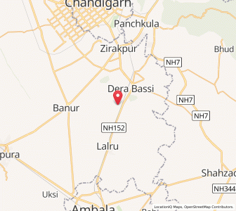 Map of Janetpur, Punjab