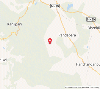 Map of Janghira, Odisha