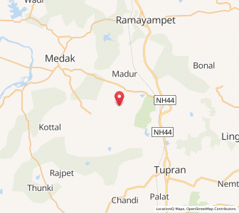 Map of Jangrai, Andhra Pradesh