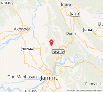 Map of Janiali, Kashmir
