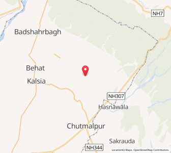 Map of Janipur, Uttar Pradesh