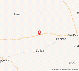 Map of Janjeu, Rajasthan